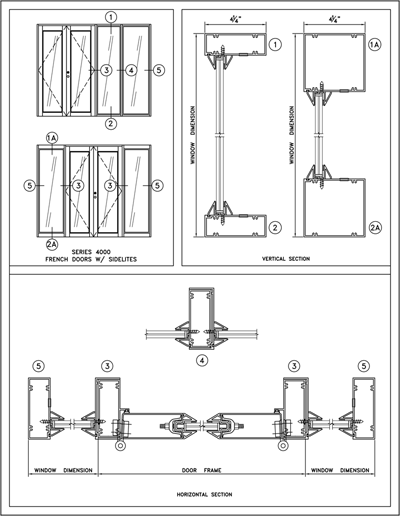 FRENCH DOORS - Series 4000
