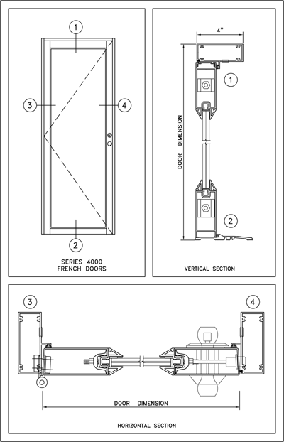 FRENCH DOORS - Series 4000